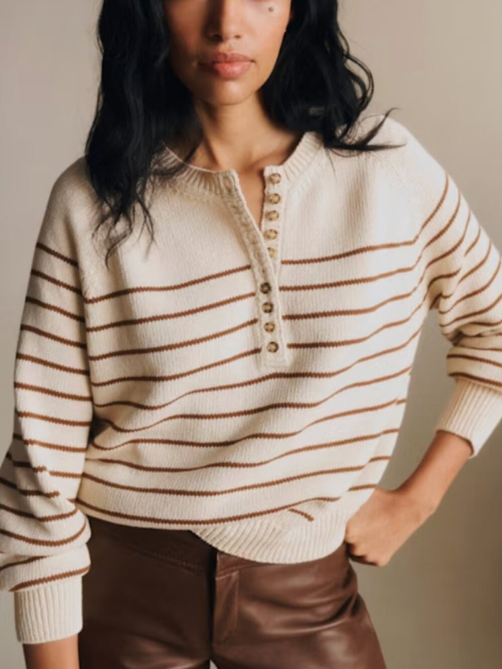 Sezane Camel Léontine Jumper